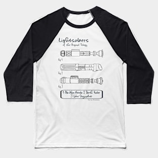 Line Art Series Original Trilogy Baseball T-Shirt